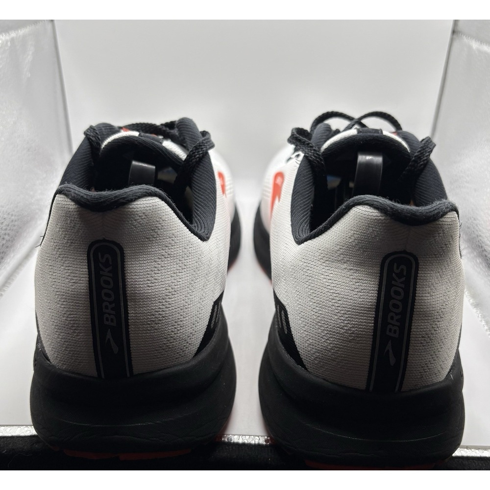 Brooks Men's Launch 8 Running Shoes Size 11.5 D White Orange No Insoles -1425 - Picture 4 of 7